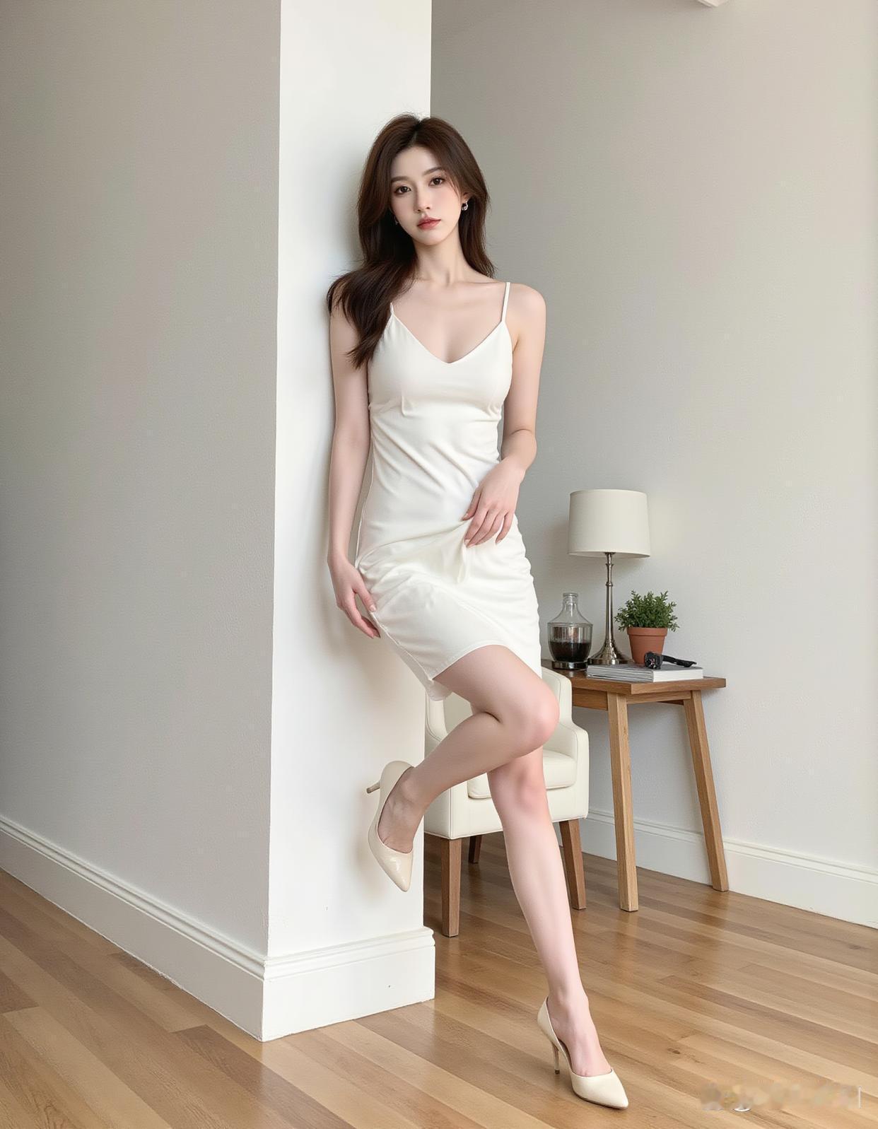 光影交错下的温柔瞬间，室内拍摄也能如此有氛围感～模特小姐姐的表现力太棒了，每一帧