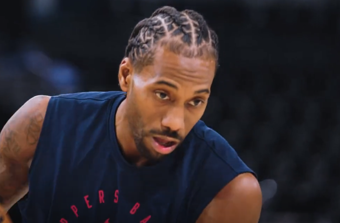 伦纳德G6赛前热身连续命中招牌后仰中距离跳投05月02日今日，NBA季后