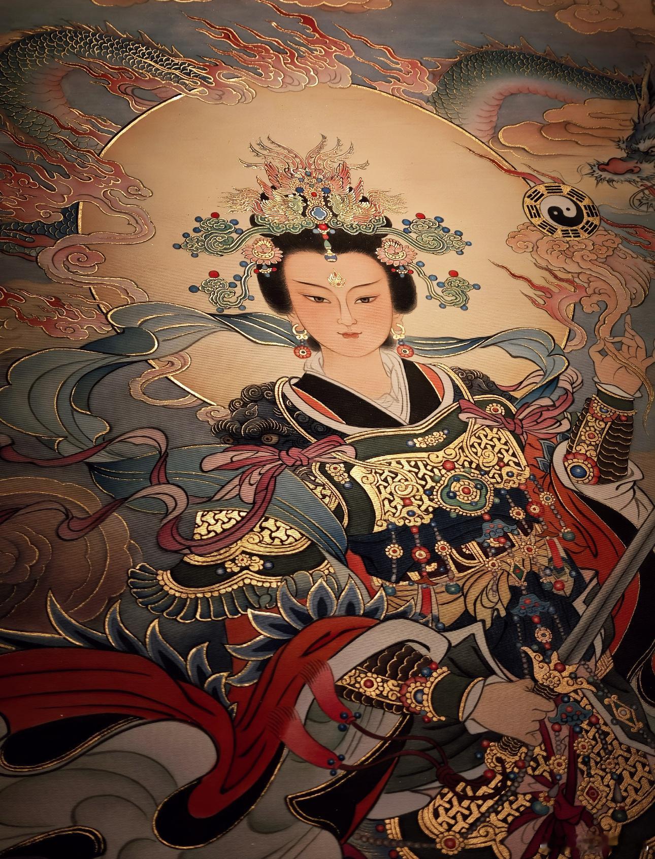 礼赞九天玄女，吉日祈愿；玄女护持，消灾祛厄，福慧双增，平安喜乐！