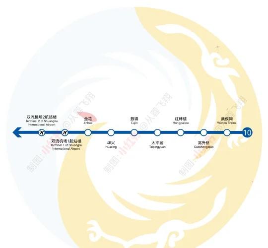 明日10点起双流机场更快抵达市中心！经过周密筹备建设与全面统筹部署，10号线