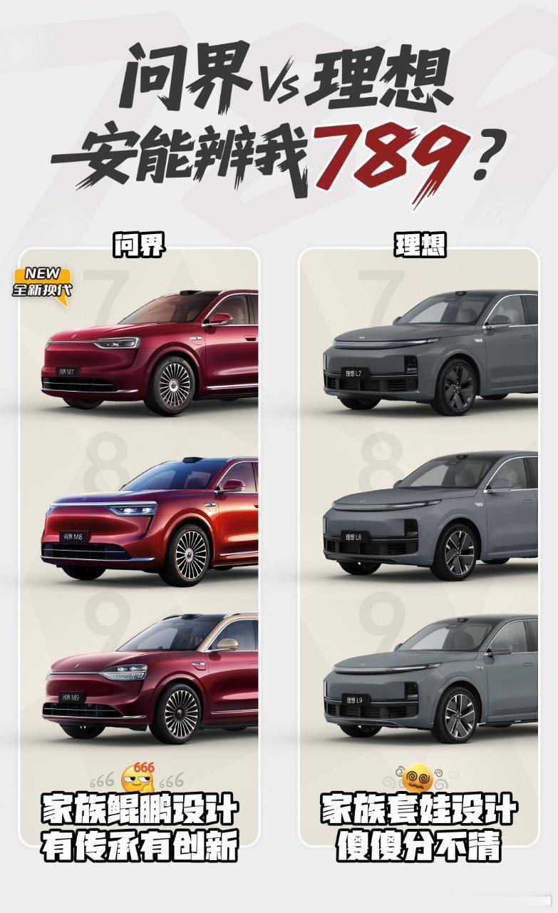 鸿蒙智行全新问界m7问界M789，和理想L？？？鸿蒙智行智慧出行