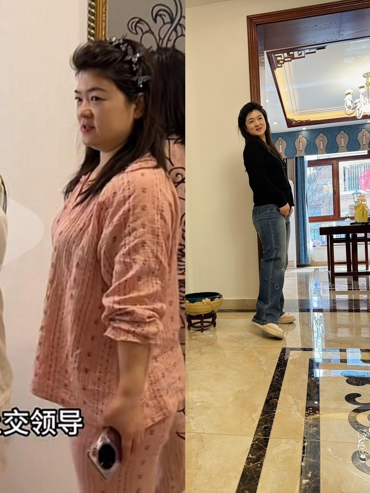 瘦点就轻松，身材管理继续努力加油！减肥前后对比减肥真实案例