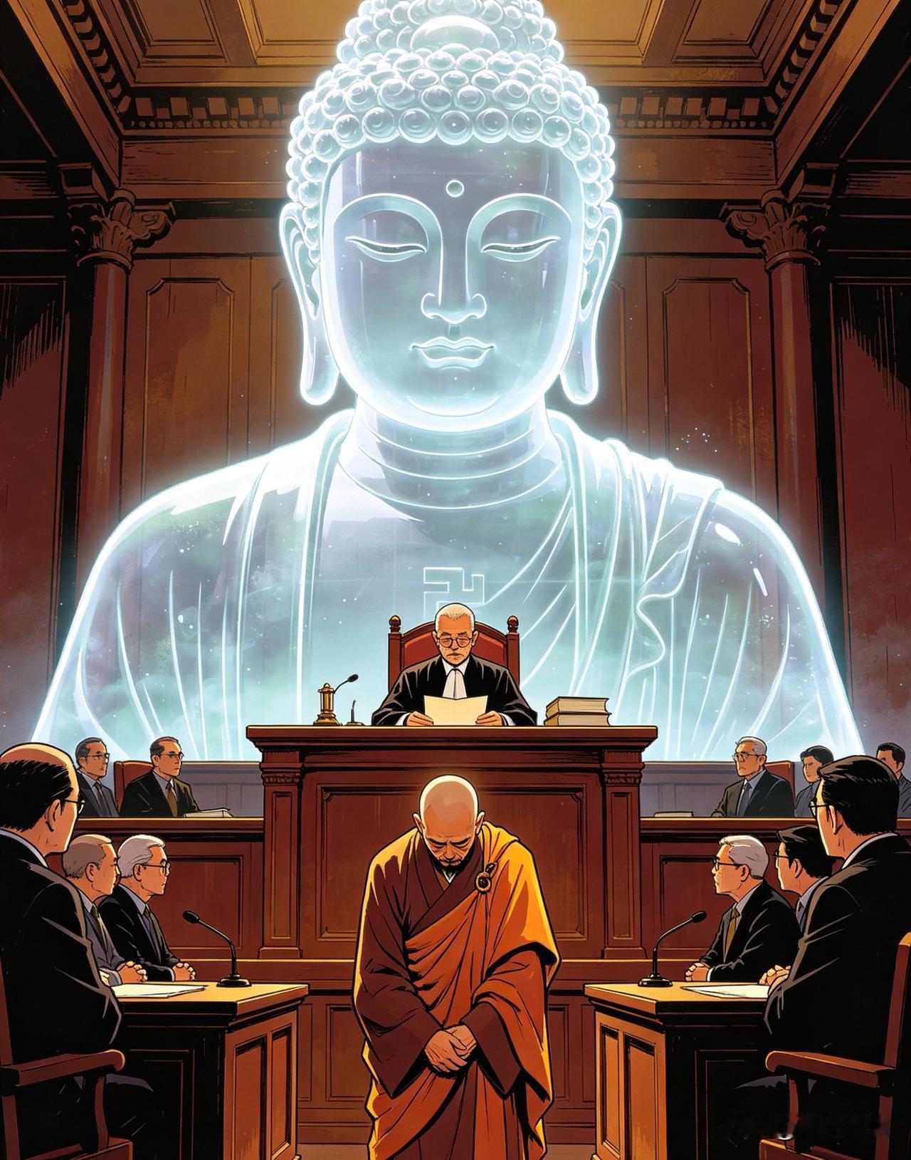 少林方丈释永信获刑？佛祖怎么看？香客信众们凌乱中。那个被称为"佛门CEO