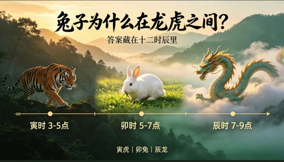 一直以为兔子是可爱的形象!但可以位于老虎与龙中间，肯定也不是什么善茬。兔子表面