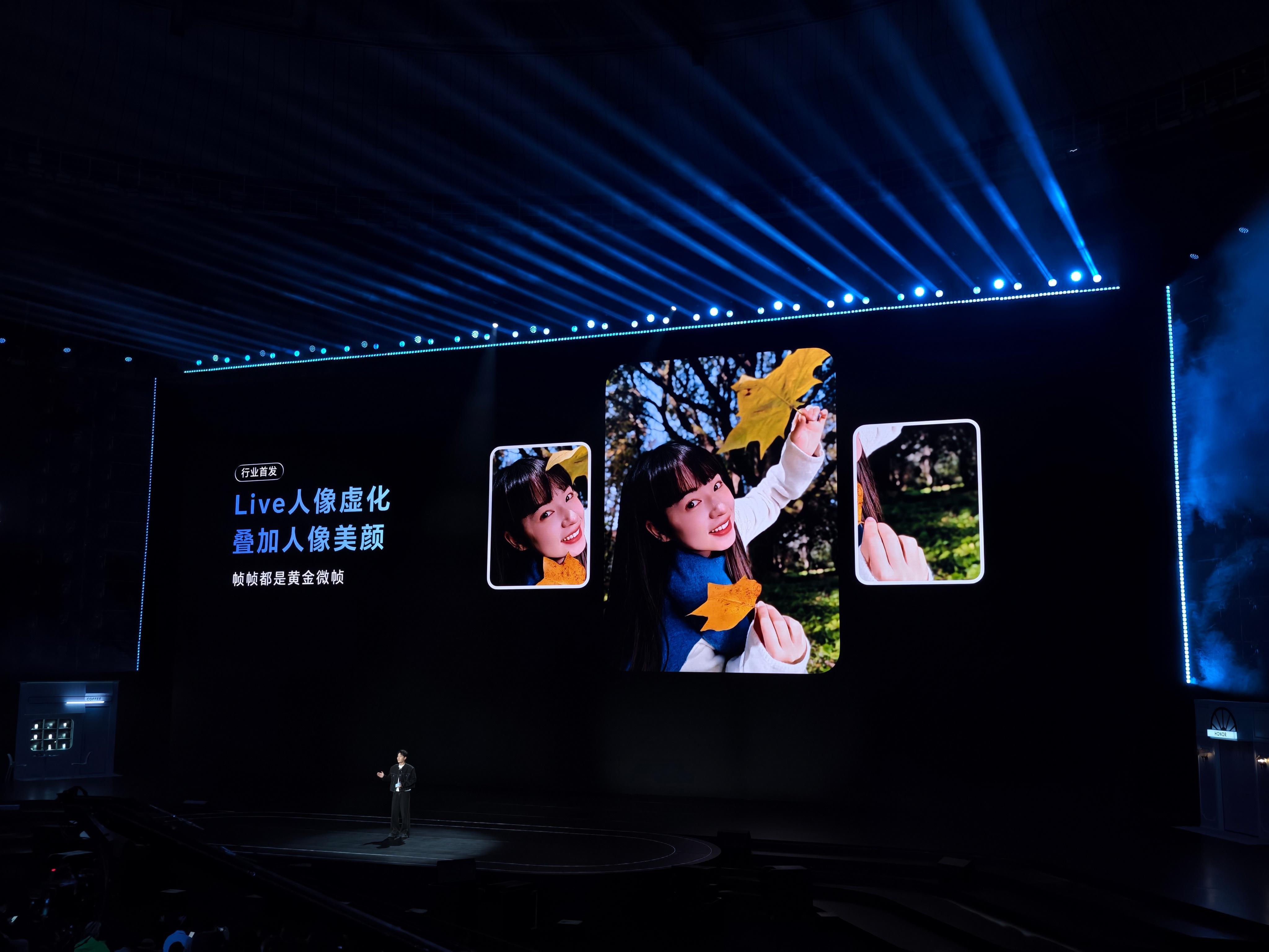 系列这个动图玩法挺多，除了人像美颜、六款氛围感Live胶片之外，还有4K超清实况