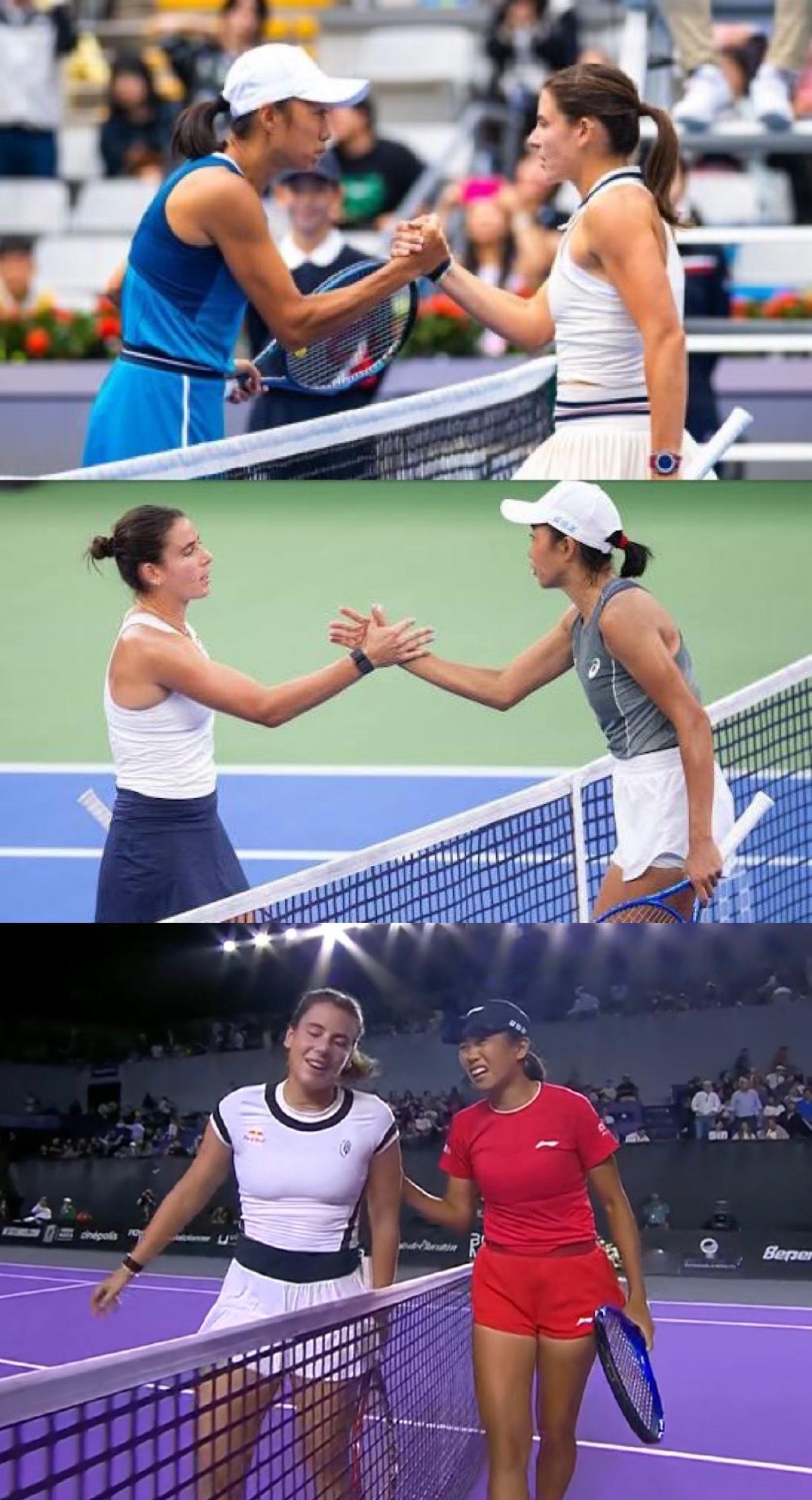 张帅最近四年共三次击败top20，全部都是赢的纳瓦罗2024中网第二轮6-4/6