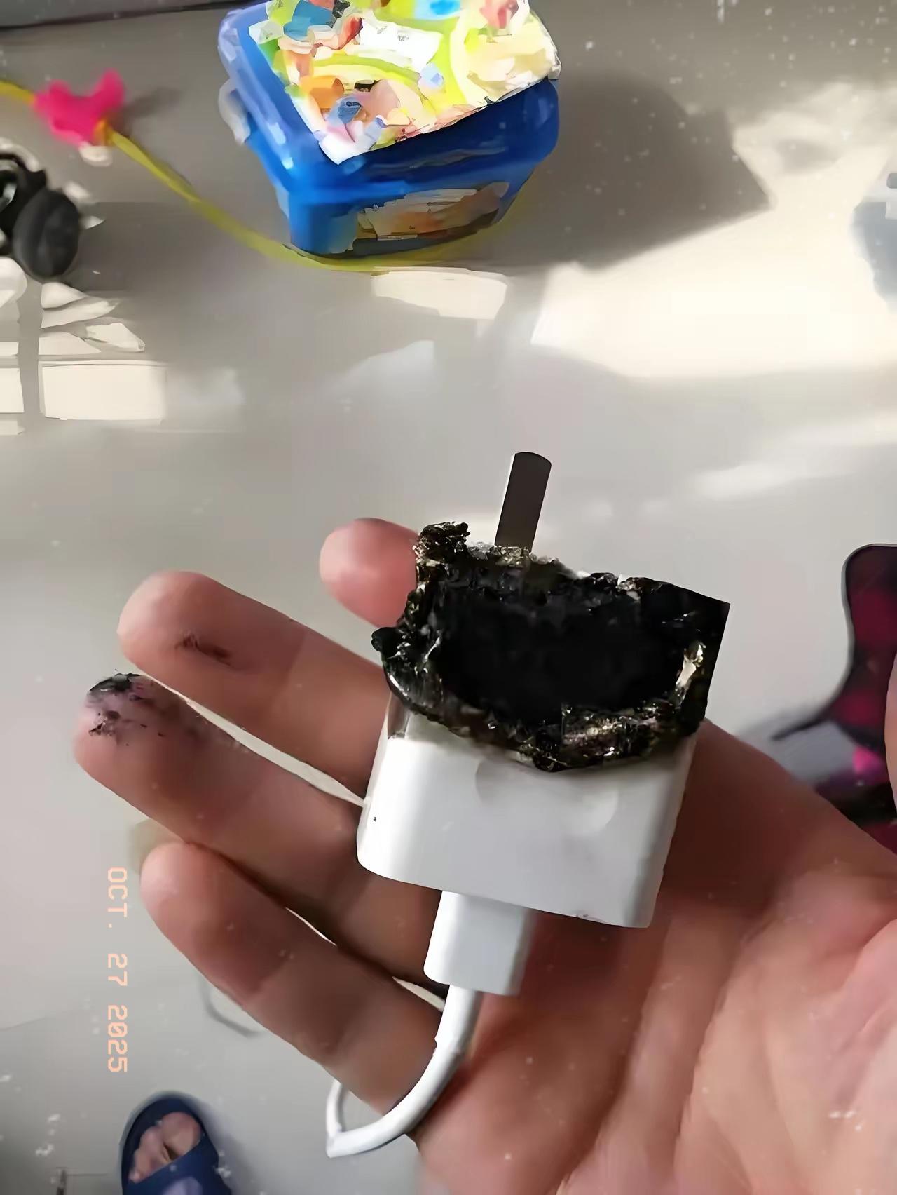 说个扎心的事儿:成都一住户没拔充电器,就一两分钟,火苗蹿到天花板,家里烧得精光,