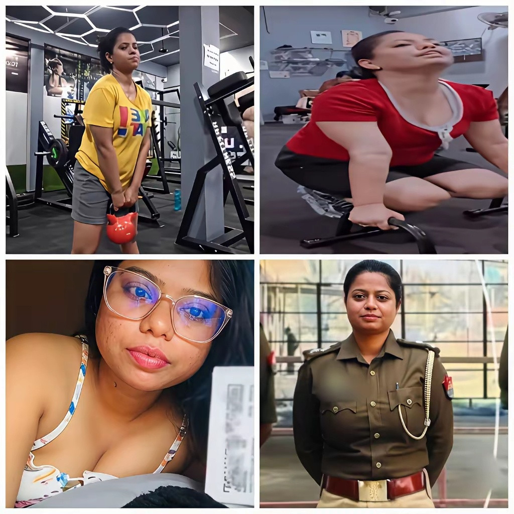 印度北方邦密鲁特30多岁女警官阿努，多次在视频平台身穿睡衣躺在床上，发出性暗示，