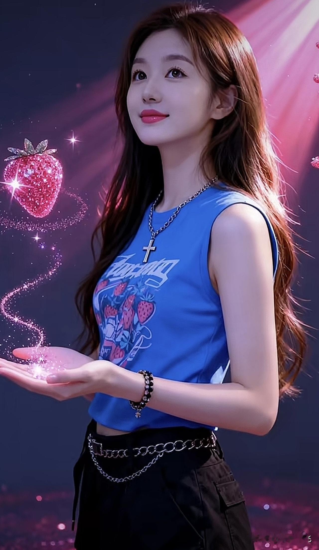 甜美少女心爆棚，草莓与阳光的完美邂逅🍓✨草莓花儿初绽放草莓风景照草莓萌照