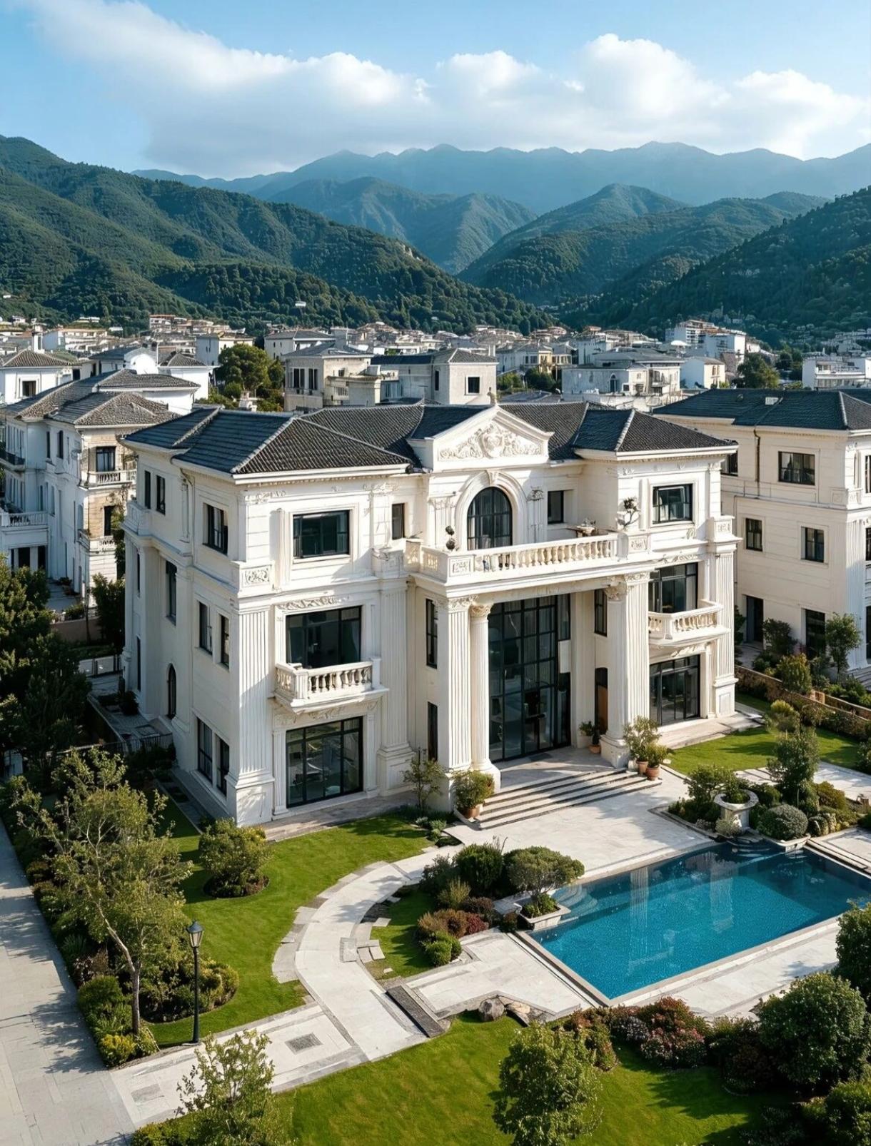 回农村建这样的别墅很有面子，高端大气，历久常新[点赞]