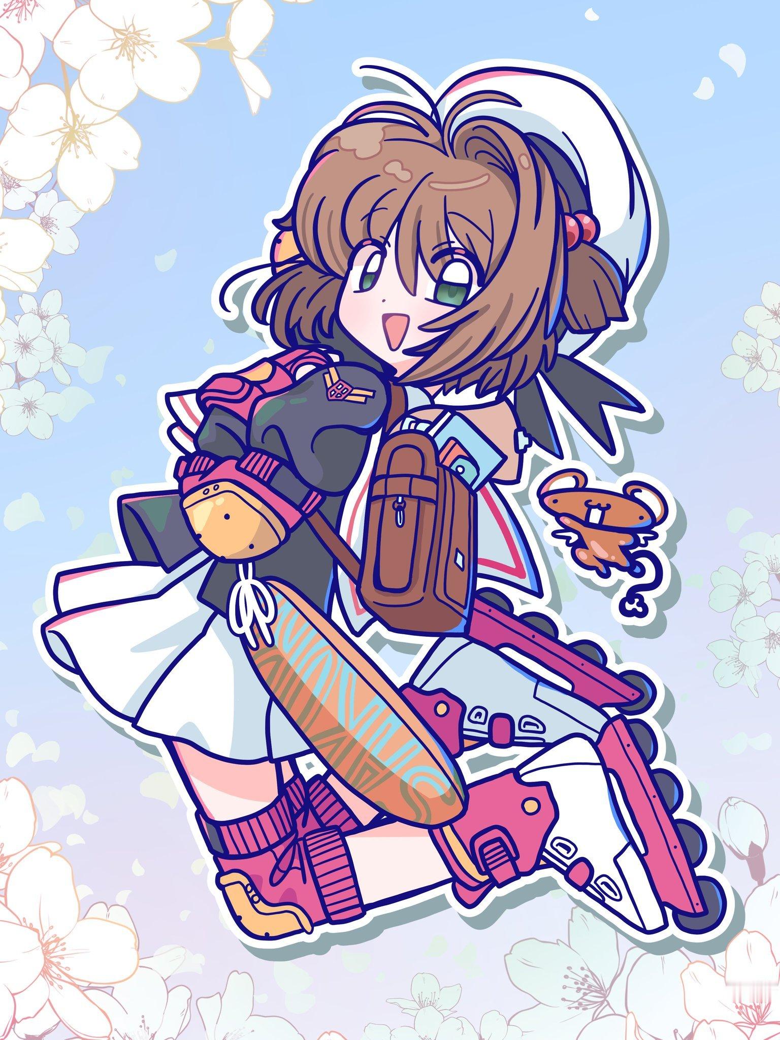 魔卡少女樱动漫仲夏狂欢季就这个木之本樱好好萌哇.绘：rarohate76暑期片