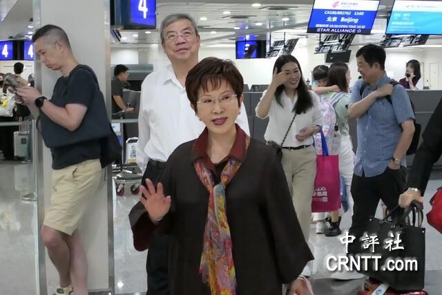 洪秀柱今率团访大陆，出席两岸青年发展论坛，子弟兵游颢随行中国国民党前主席、中华