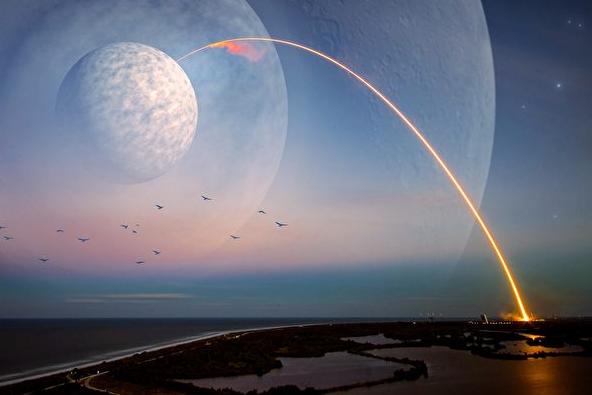 NASA在今天派人去绕月飞行。美国人确实伟大！他们在1969-1972短短4