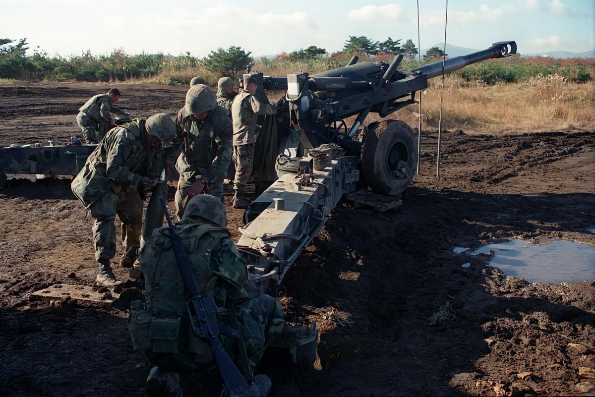 每天认识一件兵器M198牵引榴弹炮M198牵引榴弹炮是美国于20世纪60年代研