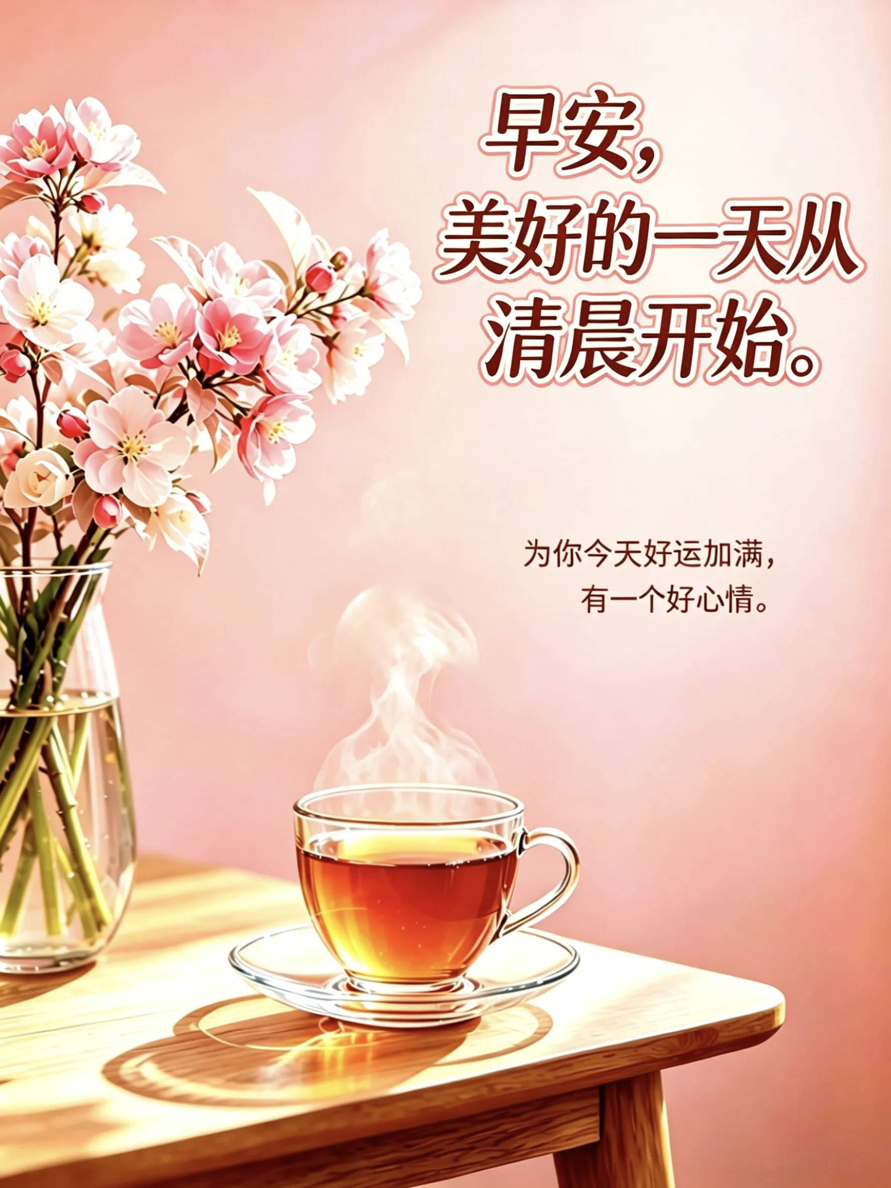 日子是普通的，但努力是闪光的，不必焦虑时光，不必纠结过往，慢慢来，所有美好都如期