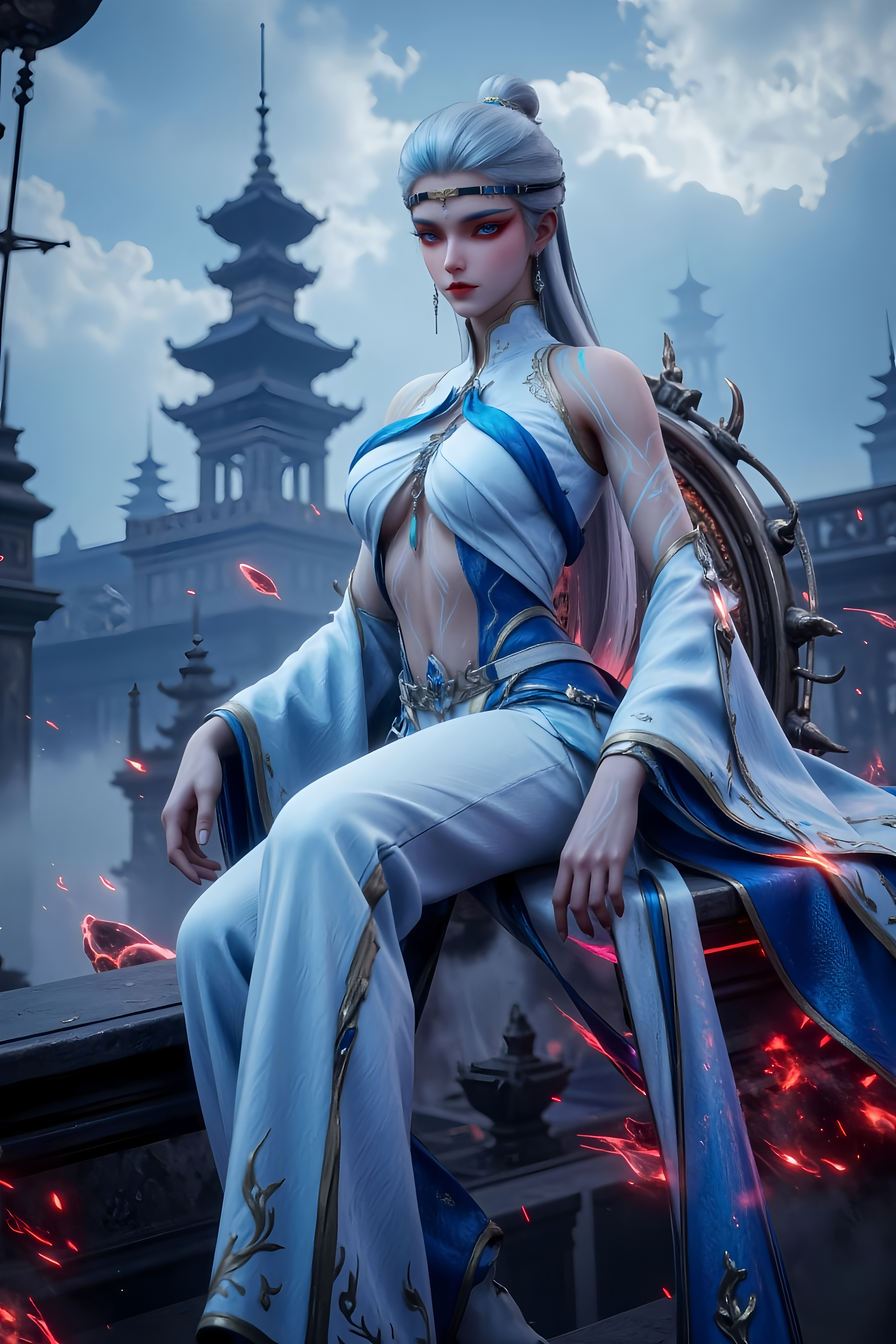 【沧元图|国漫壁纸】知画和将军到底是什么关系？父女情深还是禁忌之恋？