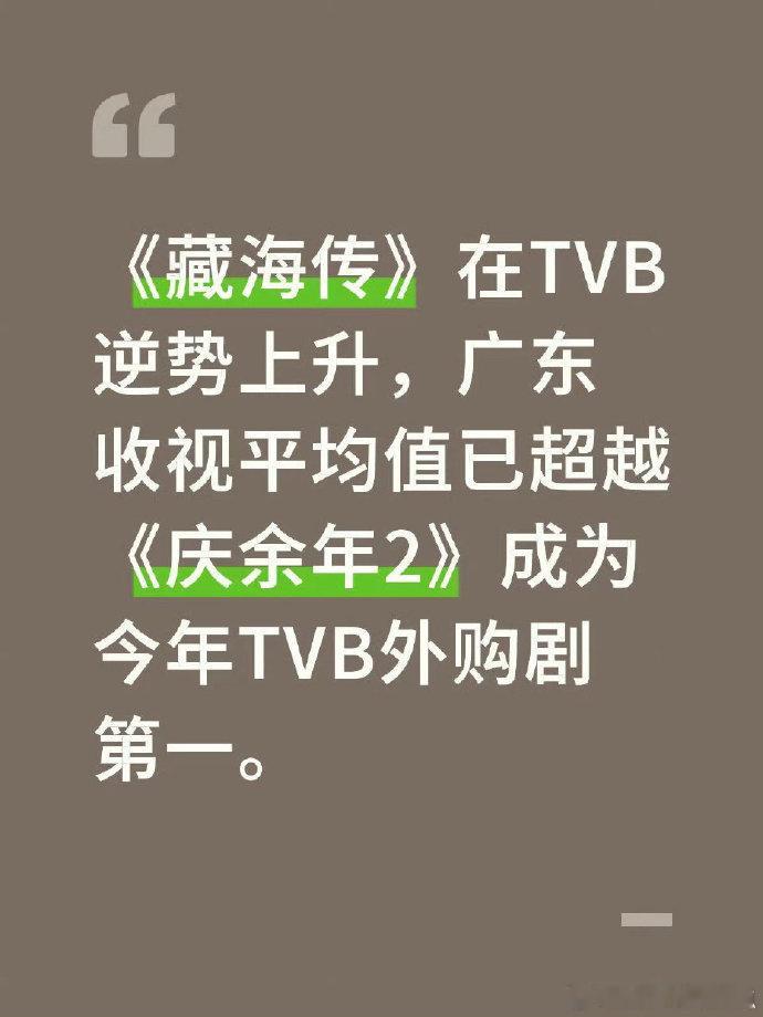 藏海传在tvb播的时候，“家庭月收入港币6万以上的高收入观众高达10.1，高学历