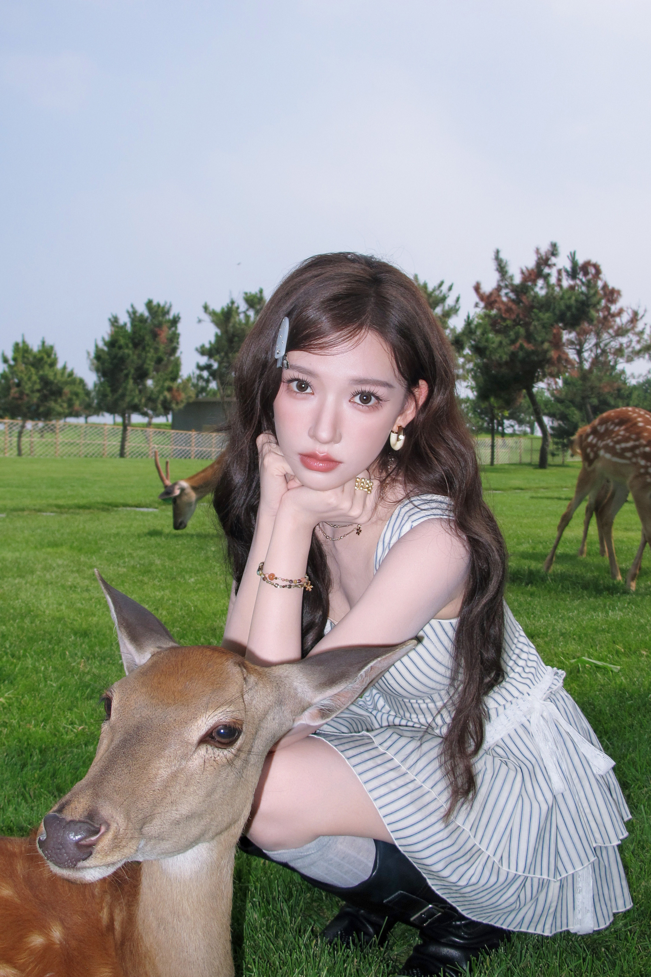 程潇秦皇岛外拍出图记录萌萌的一天🦌🦒🦙