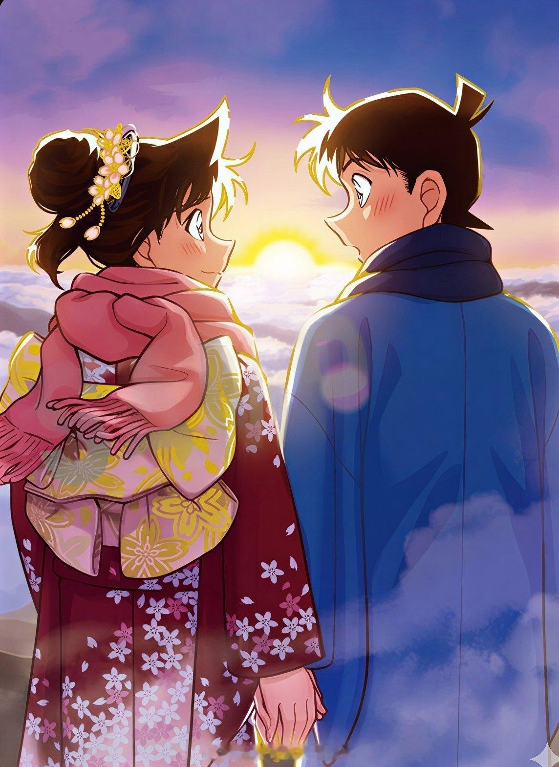 柯南卡牌工藤新一毛利兰无字版名侦探柯南