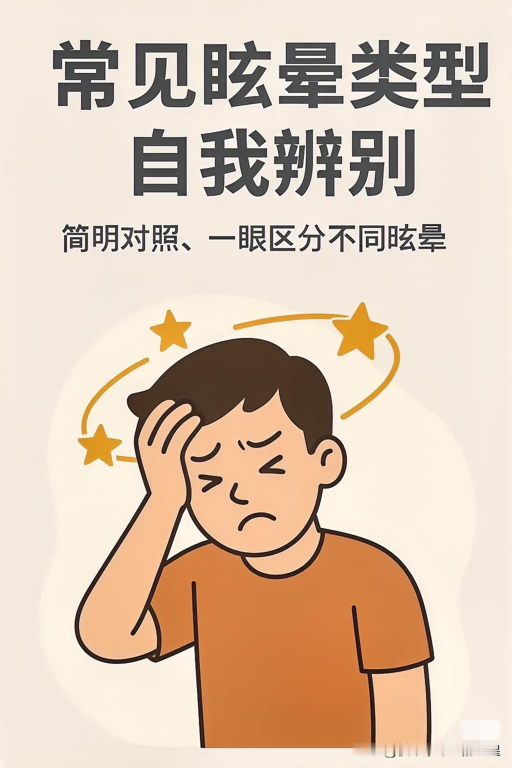 动不动就头晕发懵，别总不当回事，自己先简单分辨清楚！要是蹲久站起来晕几秒，