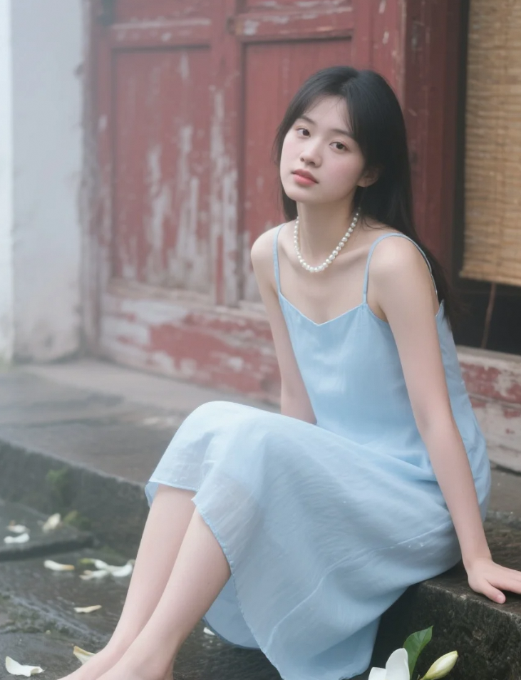 她赤脚踩在地板上的声音，是夏天最清凉的旋律