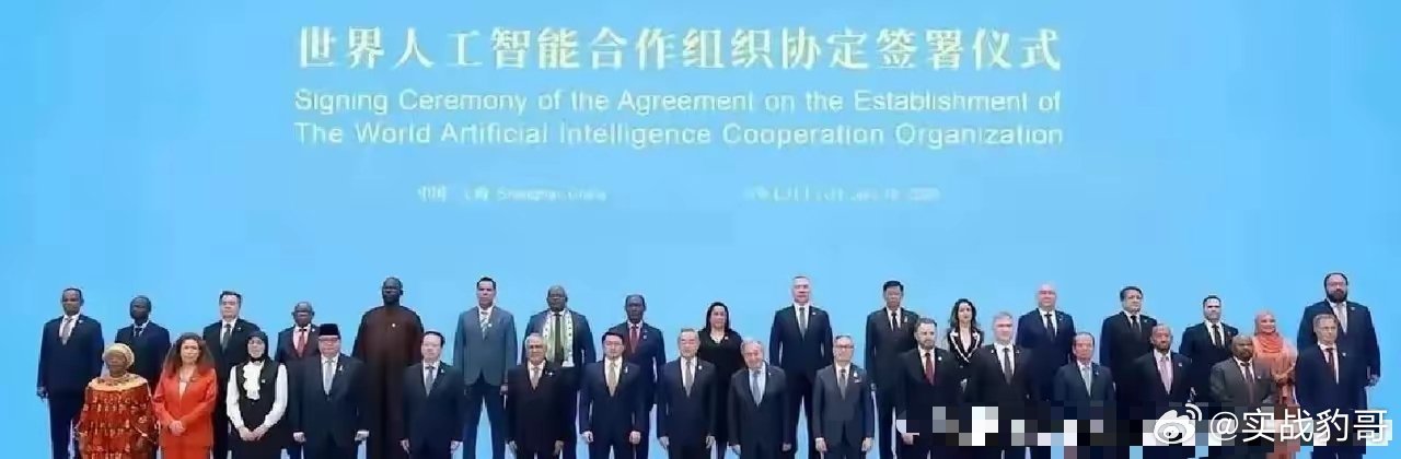 世界人工智能合作组织创始成员国签署成功落幕，我发现没有越南，印度这些亚洲国家，美