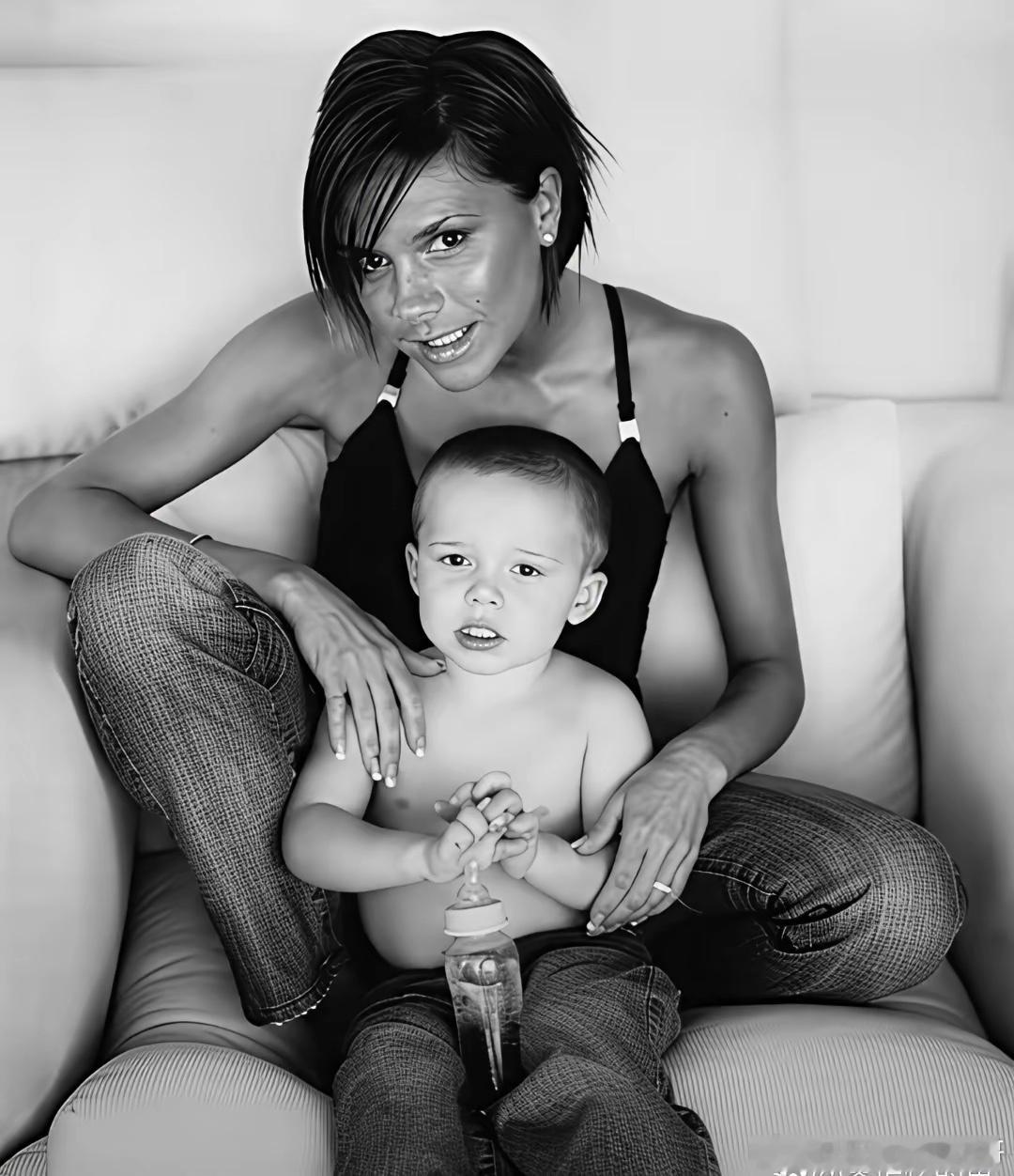 小贝和贝嫂年轻的时候。