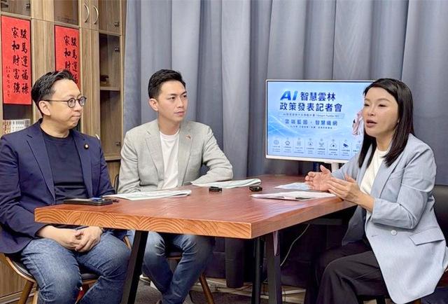 民党云林县长参选人、“立委”张嘉郡31日邀请国民党籍“立委”葛如钧、廖伟翔，透过