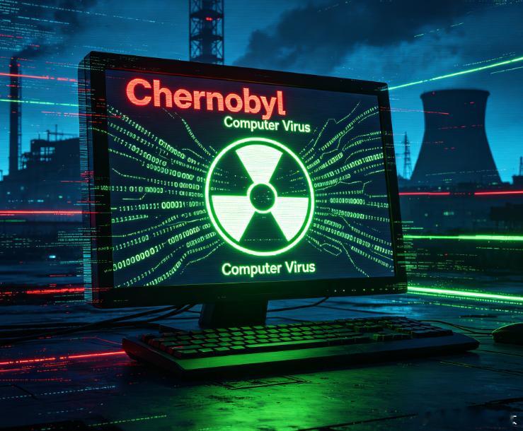 最具毁灭性的计算机病毒CIH（俗称“切尔诺贝利病毒”）诞生27周年了。这款体积仅