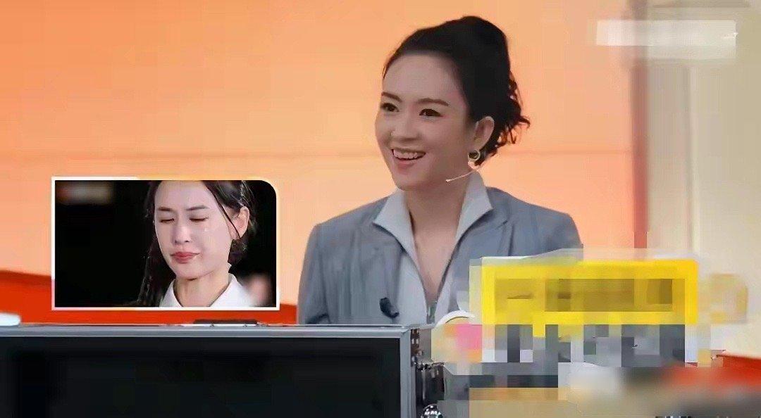 章子怡毫不客气的问杨子：“你和圣依在一档节目里，哭的稀里哗啦。我想知道你是真哭，