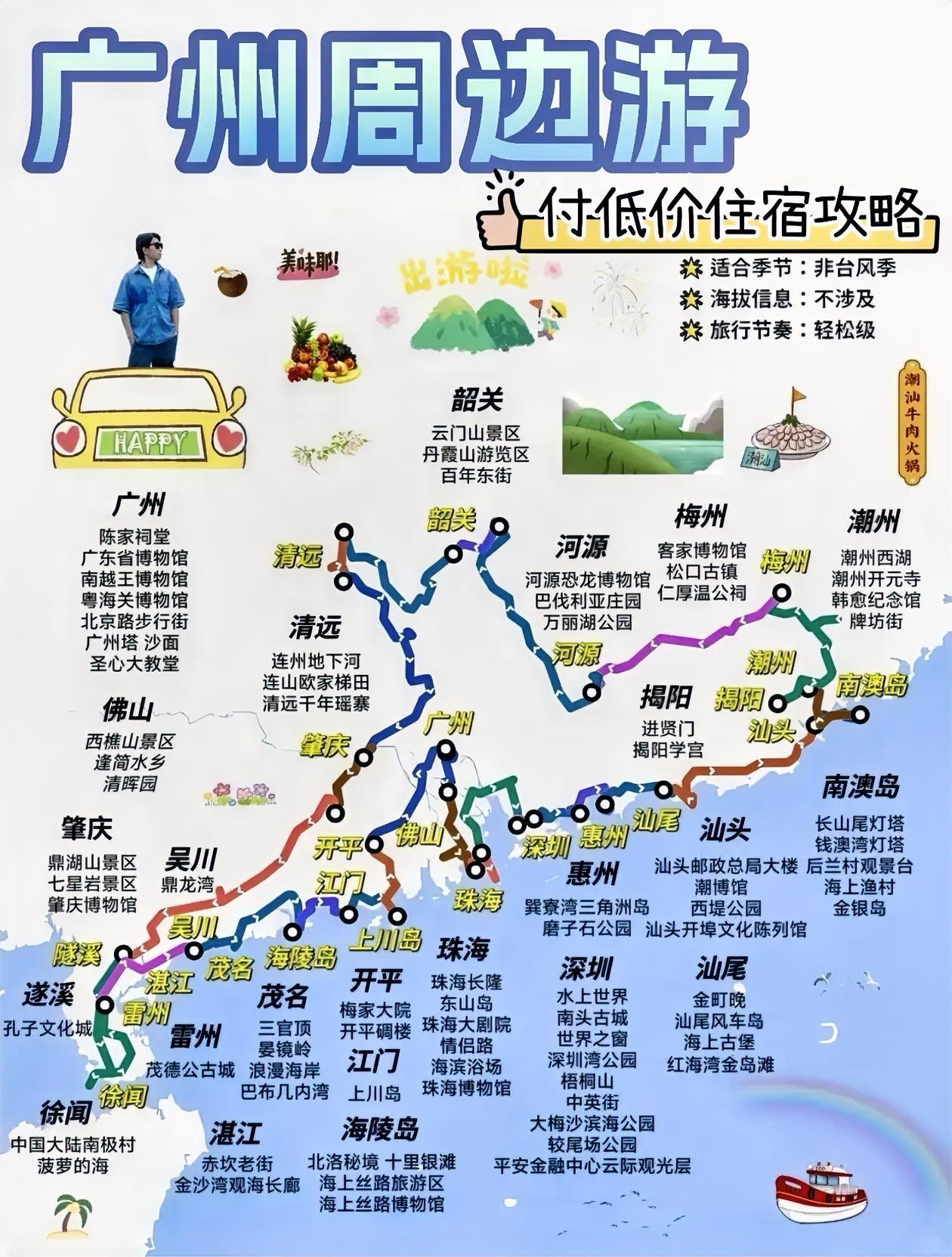 广州周边游景点打卡清单！