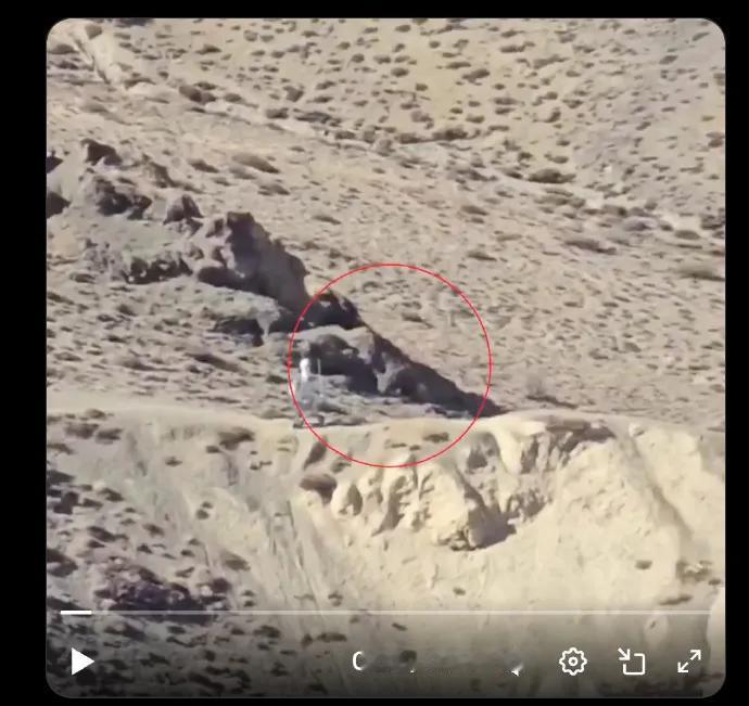 据说，这是印度士兵在中印边界地带拍摄到的解放军巡逻机器人！不过个人觉得有点不