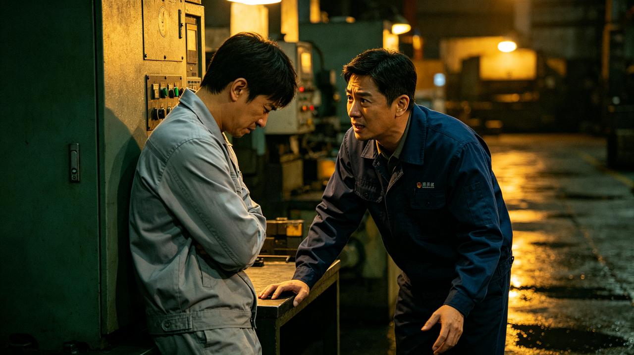 车间出了一批废品。厂长震怒，追查到底。赵组长连夜找到操作工小吴：“这次你替我扛
