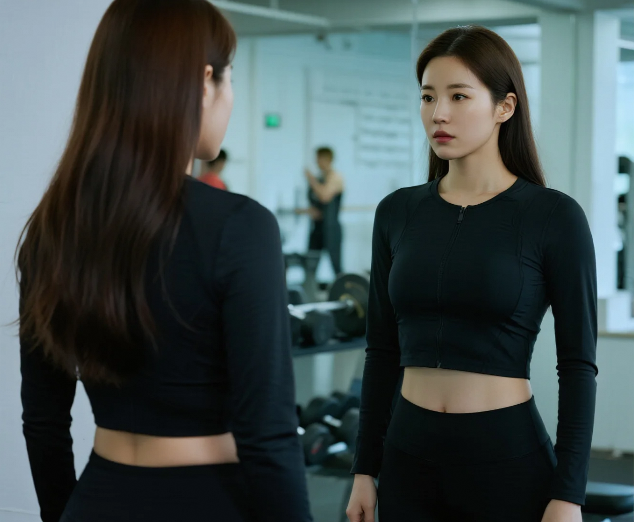力量与美的碰撞：美女健身精彩瞬间