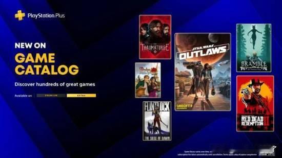 PlayStation今日正式公布了本月PSPlus二档(Extra)与