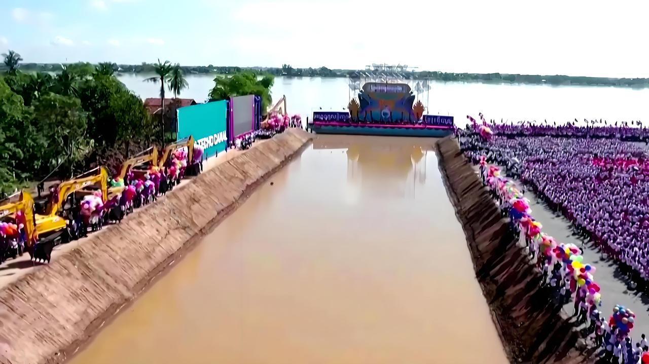 柬埔寨扶南运河二期开工，洪玛奈：中柬合作从未停，汪文斌表态推进4月11日，柬