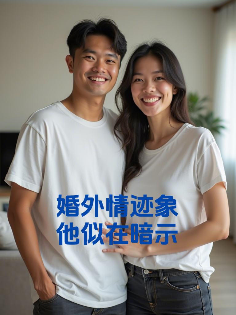 婚外情迹象，他似在暗示