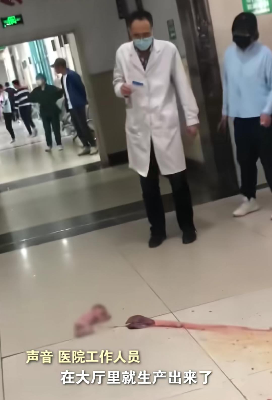 你说这刚出生的婴儿咋会在地上？到底是谁把这个婴儿放在地上的？还连着胎盘，也没人