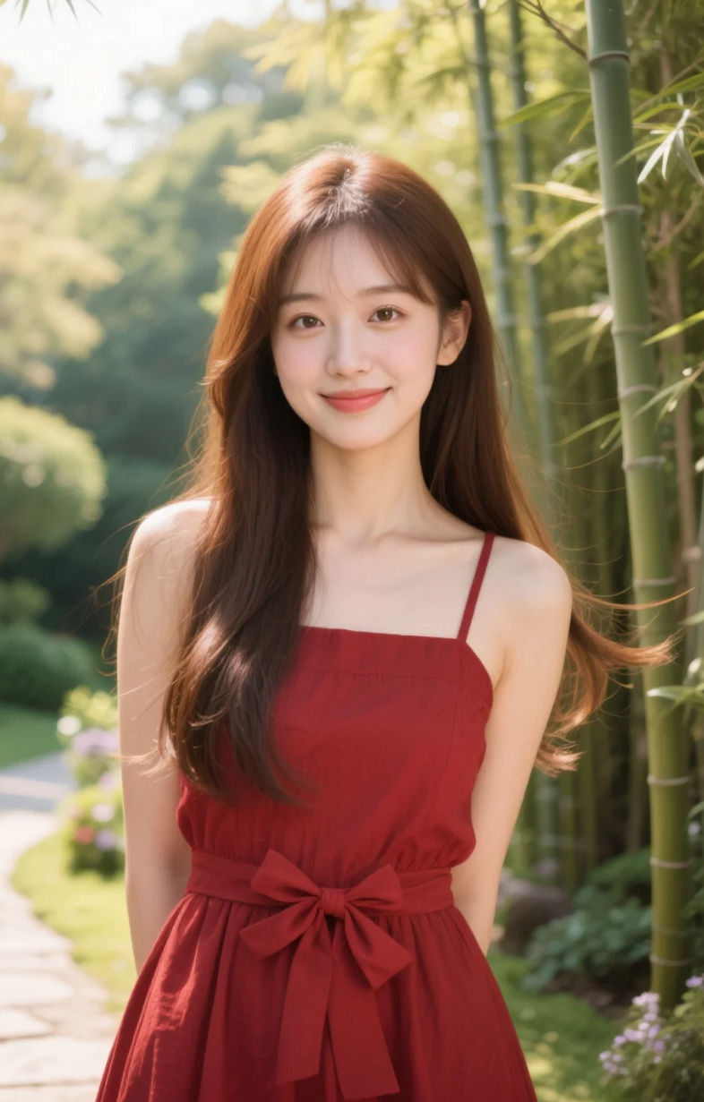 连背影都这么撩，正面得美成什么样？