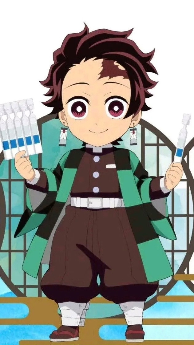 动漫春日企画壁纸次元新星计划鬼灭之刃×Teare联动壁纸。Q版萌力全开，守护清澈