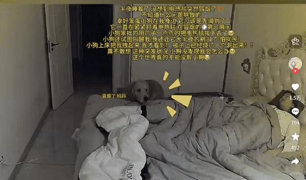 太有灵性了！吉林一女生半夜睡着了，不料，电热毯突然冒烟，可女生睡得太沉，并不知情