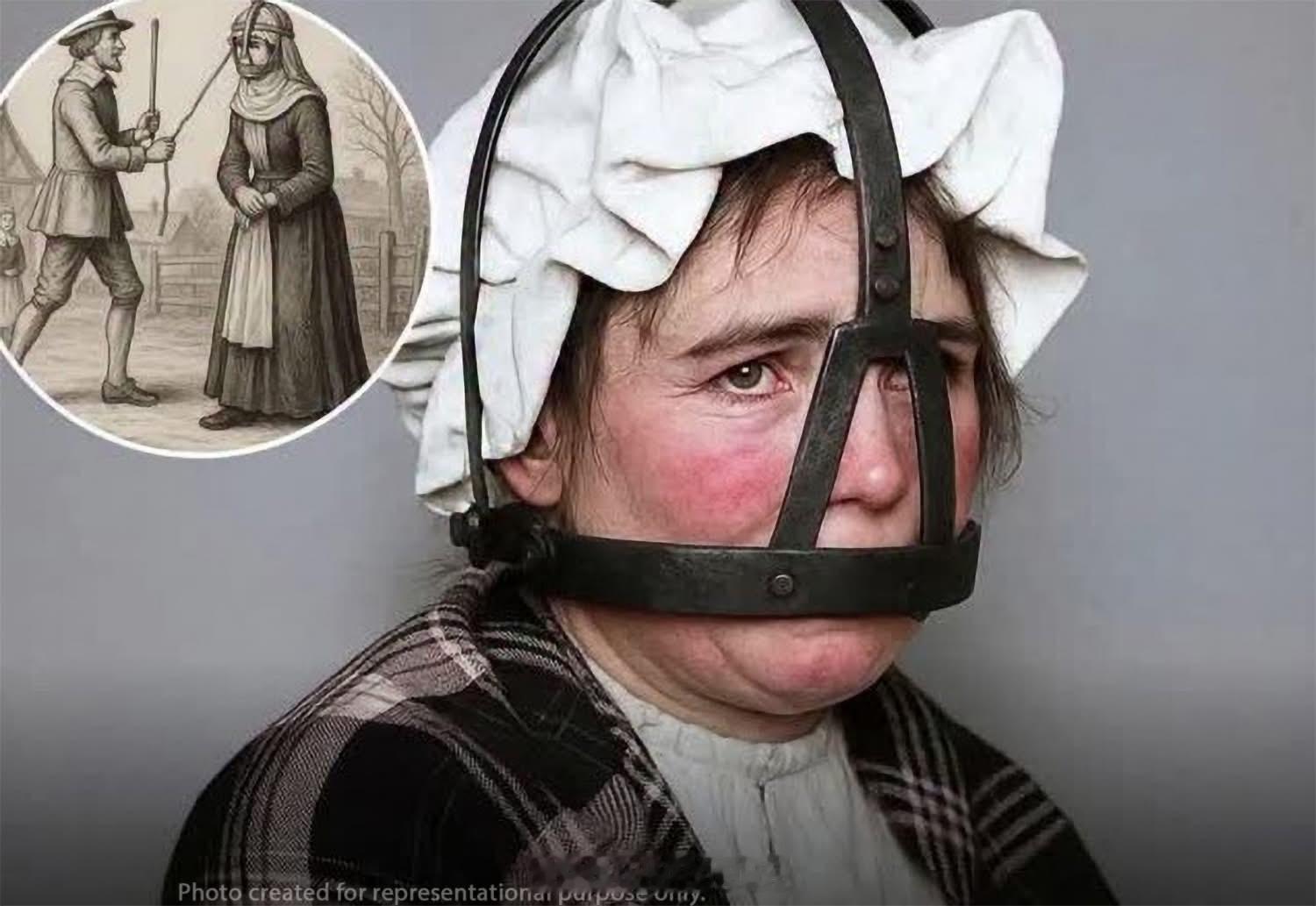 毒舌的缰绳（Scold'sBridle）也被称为女巫的缰绳，用来公开羞辱被指控