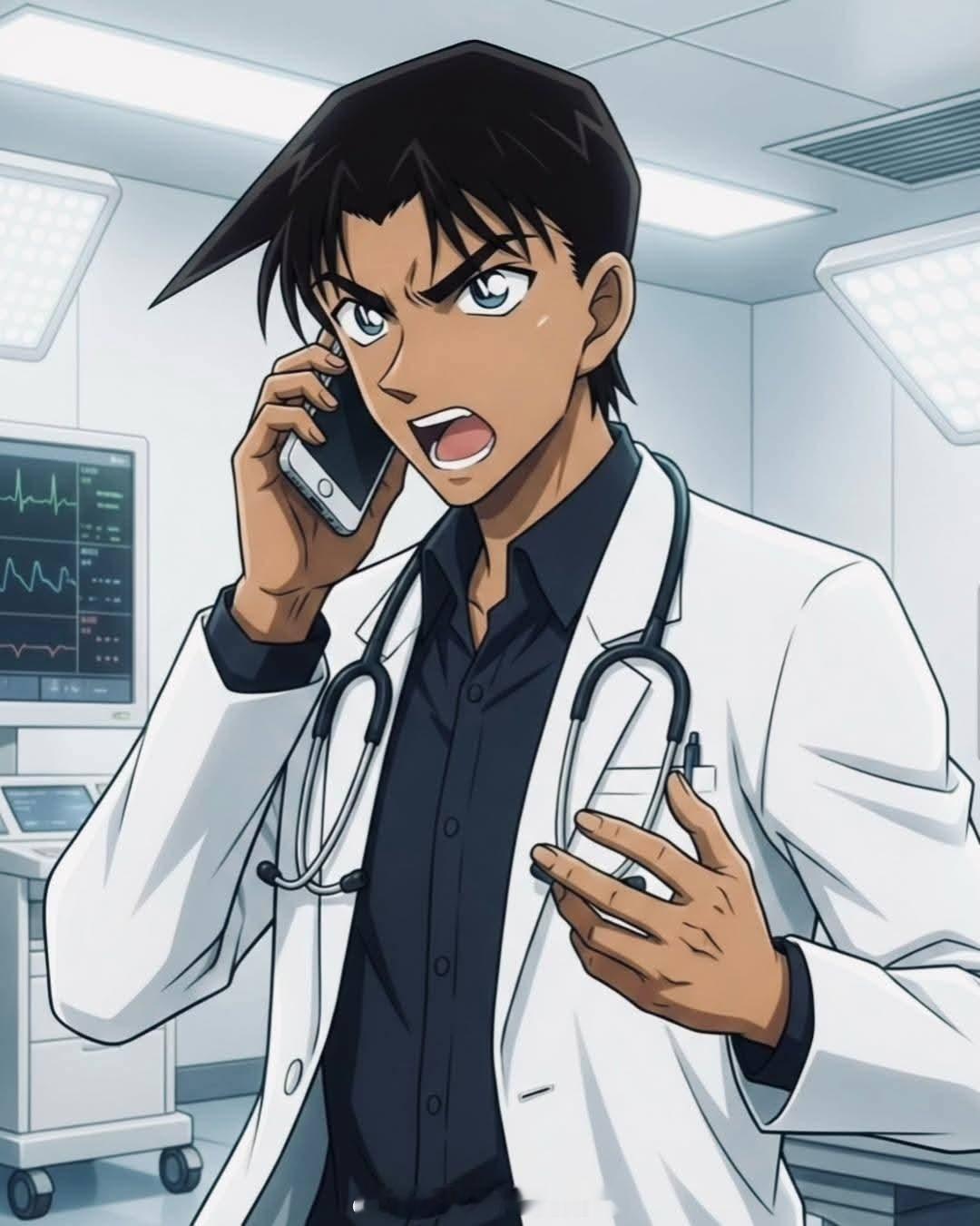 当名侦探柯南里面的人物全部穿上白大褂谁是你心目中的男神名侦探柯南