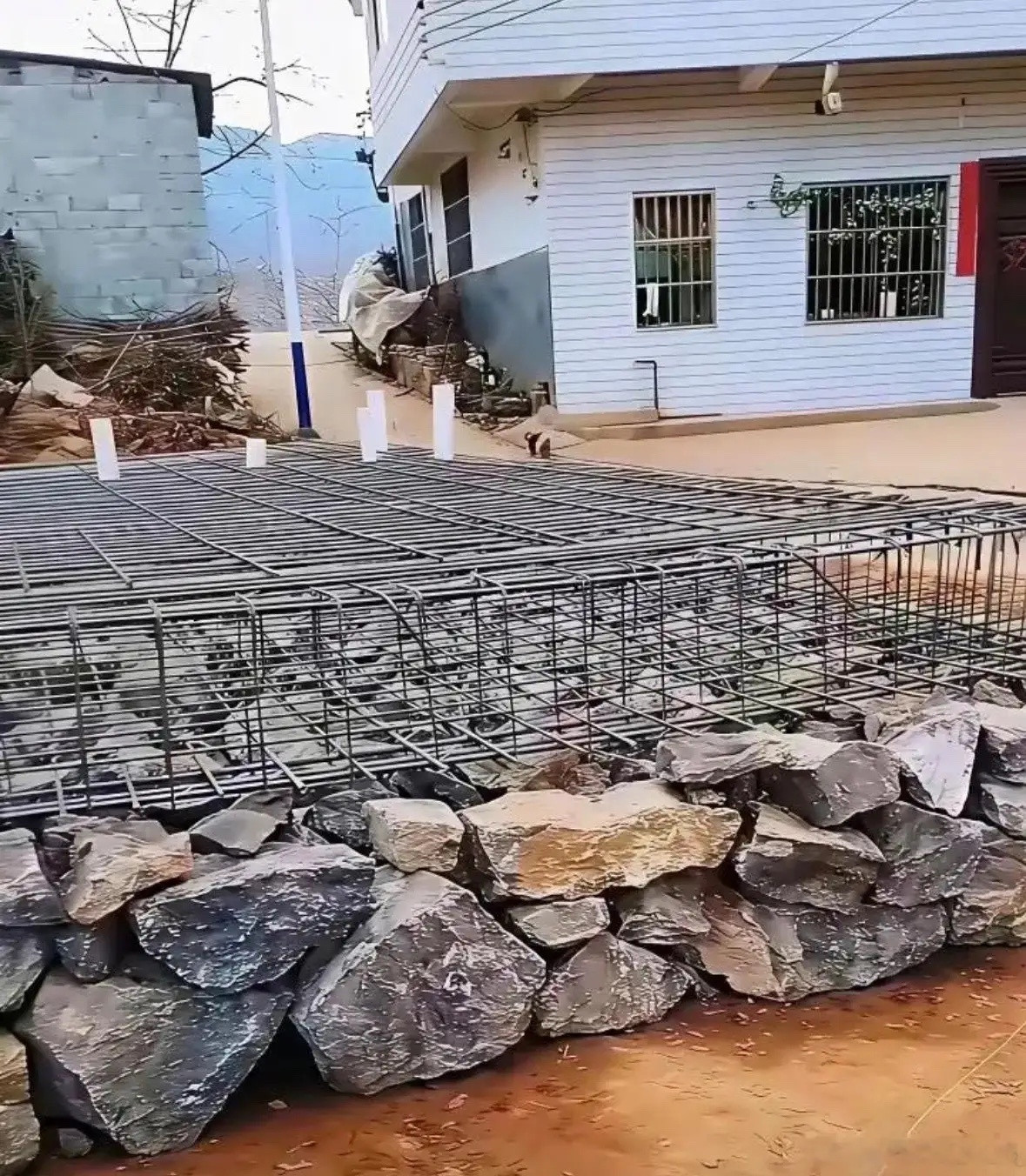 地基这样打安全吗​​​