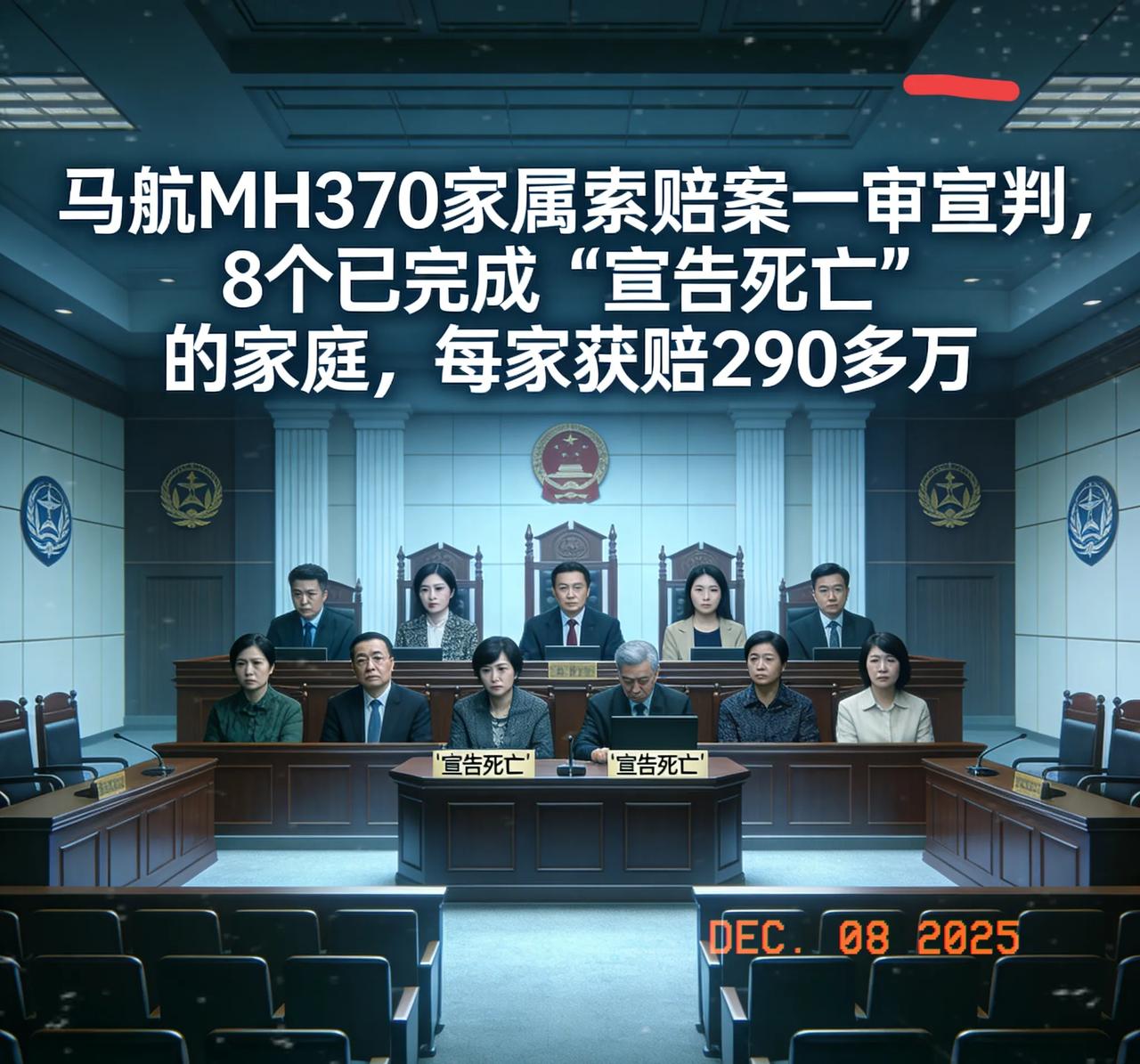 等了11年！马航MH370家属终于等来一审判决，每案赔偿290多万谁能想到