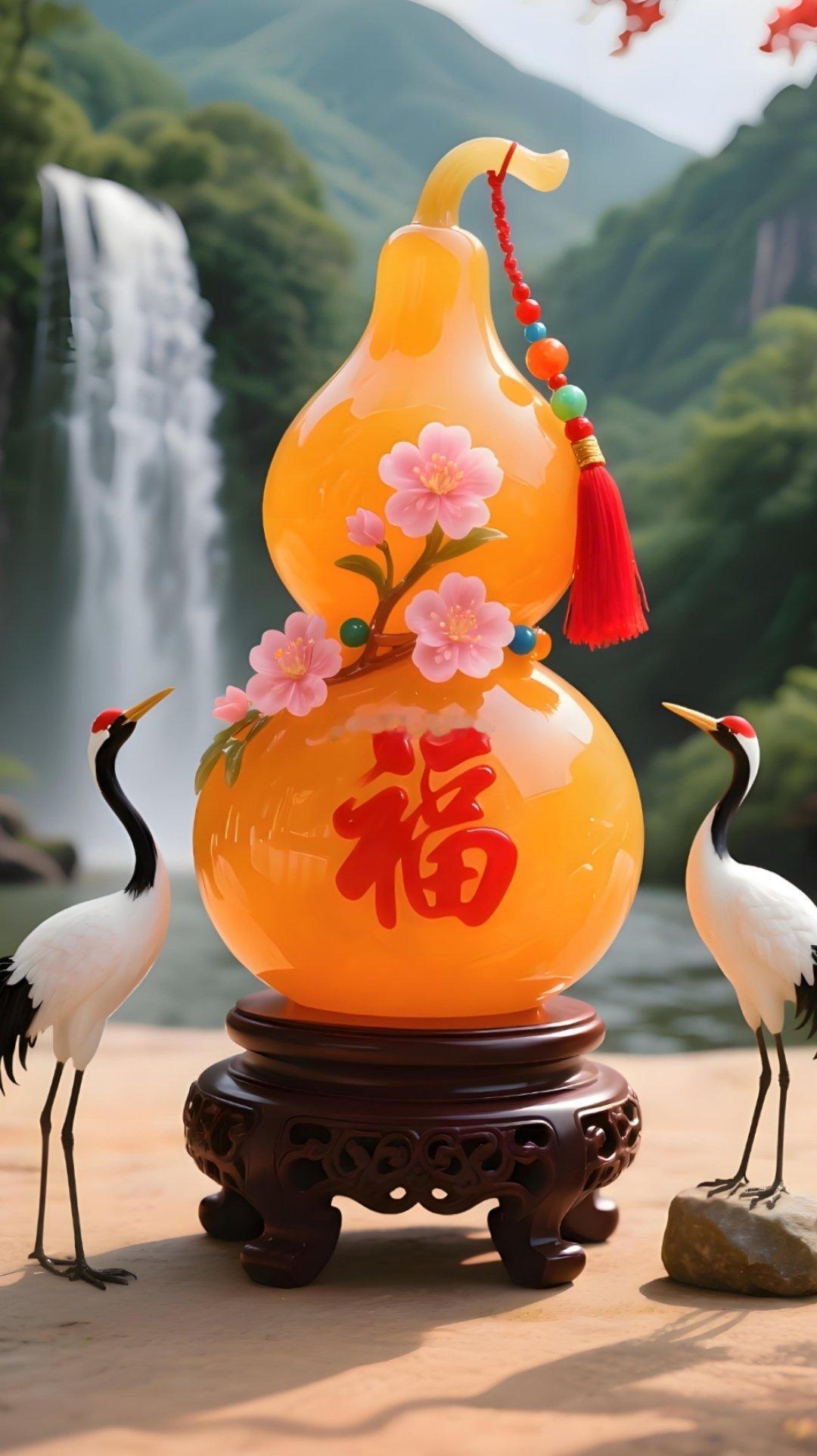 送你福禄，好运到，接吗​​​