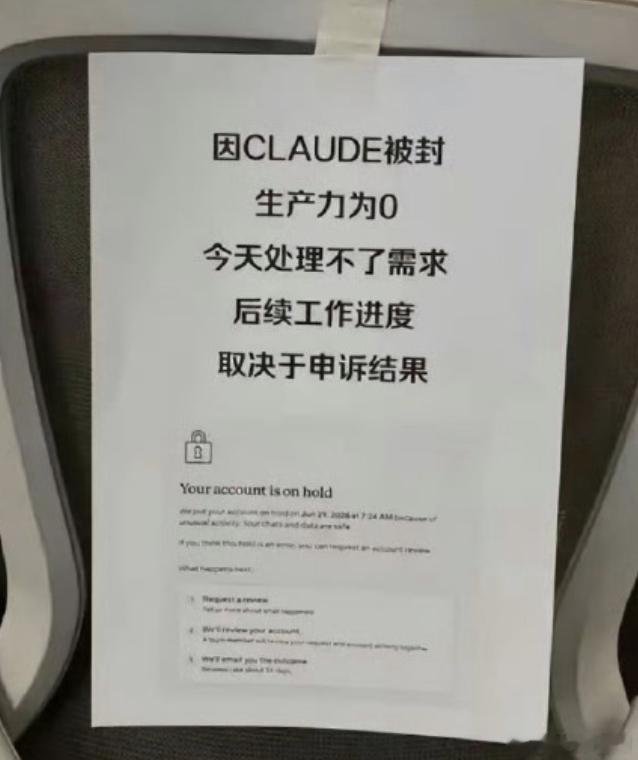 Claude被封天才程序员陨落笑死，随着Ai的普及，早上还开着Claude写