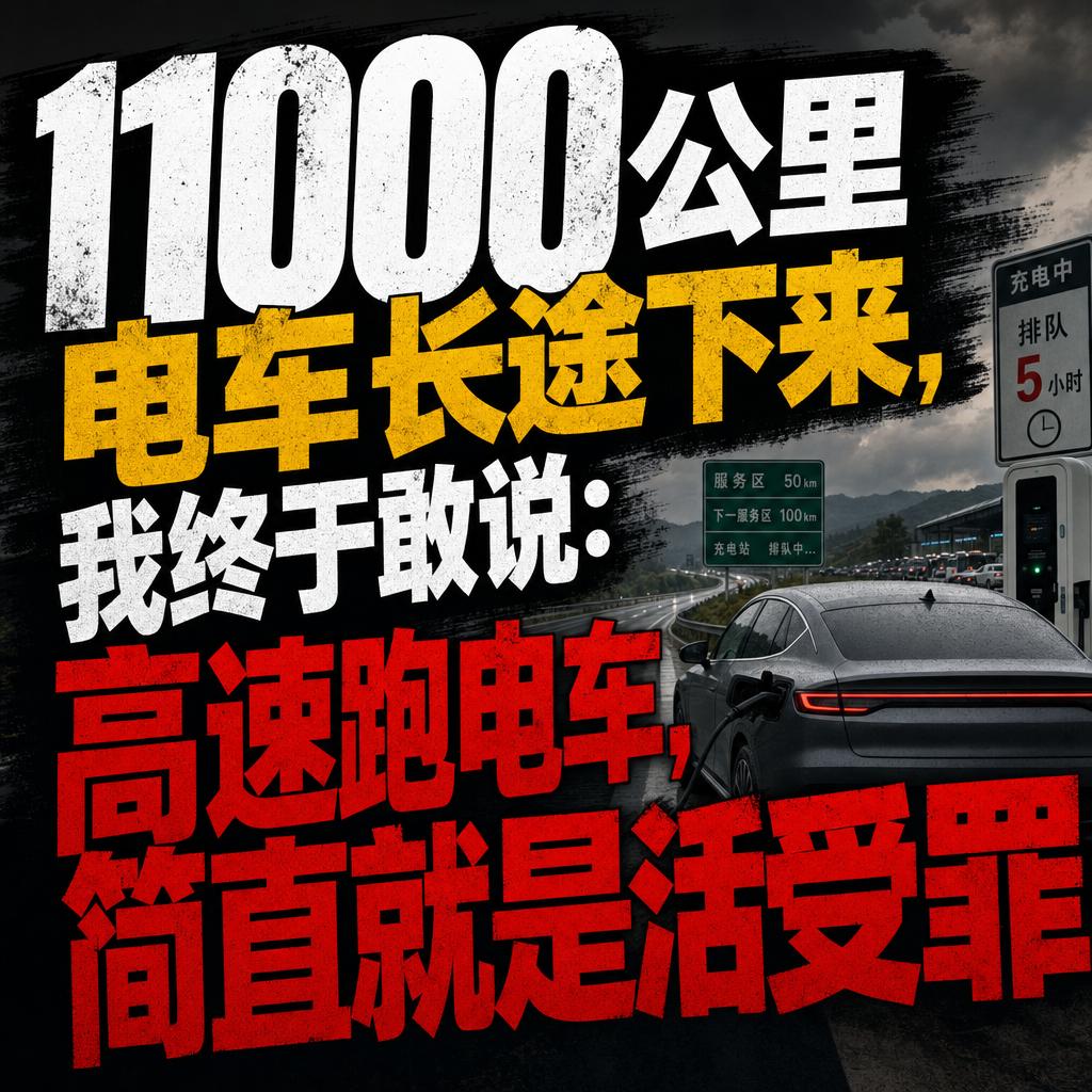 高速电车长途仍焦虑油车现阶段更省心在仪表盘续航数字一跳一跳时，我心里只有一个