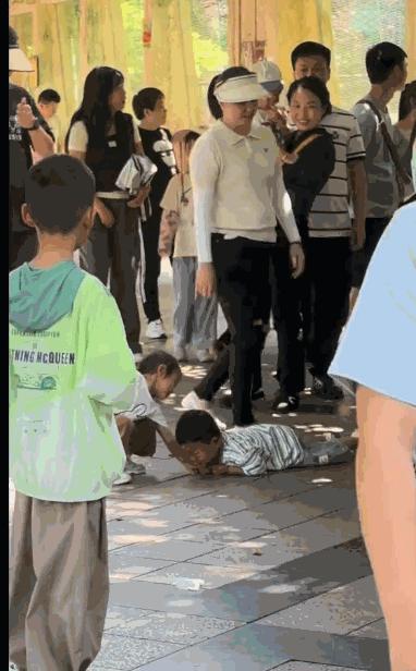 “简直是命中注定！”5月12日，河南一小男孩跟母亲外出逛景区，没走多久就哭闹起来