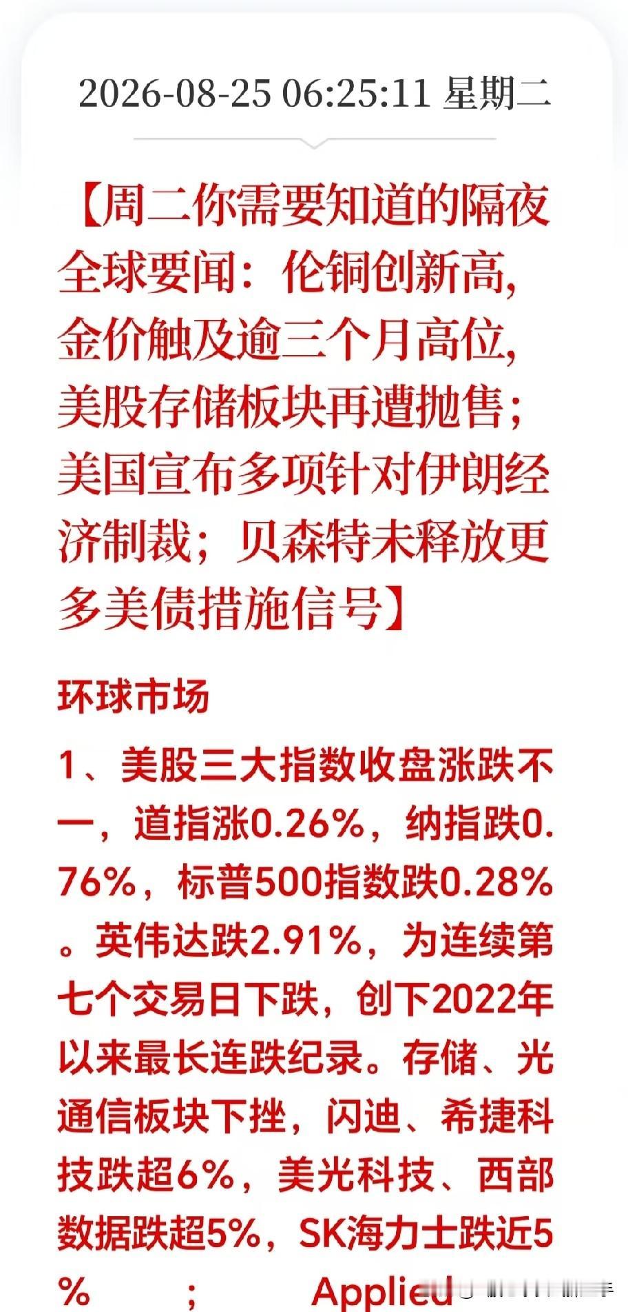 隔夜美股收盘：走出极端分化行情，全球资金调仓方向，直接关系的A股今天走势强弱！